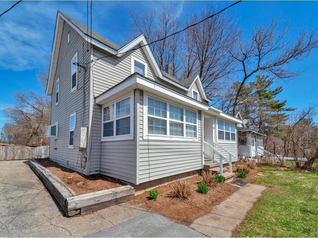 Parking alongside the house