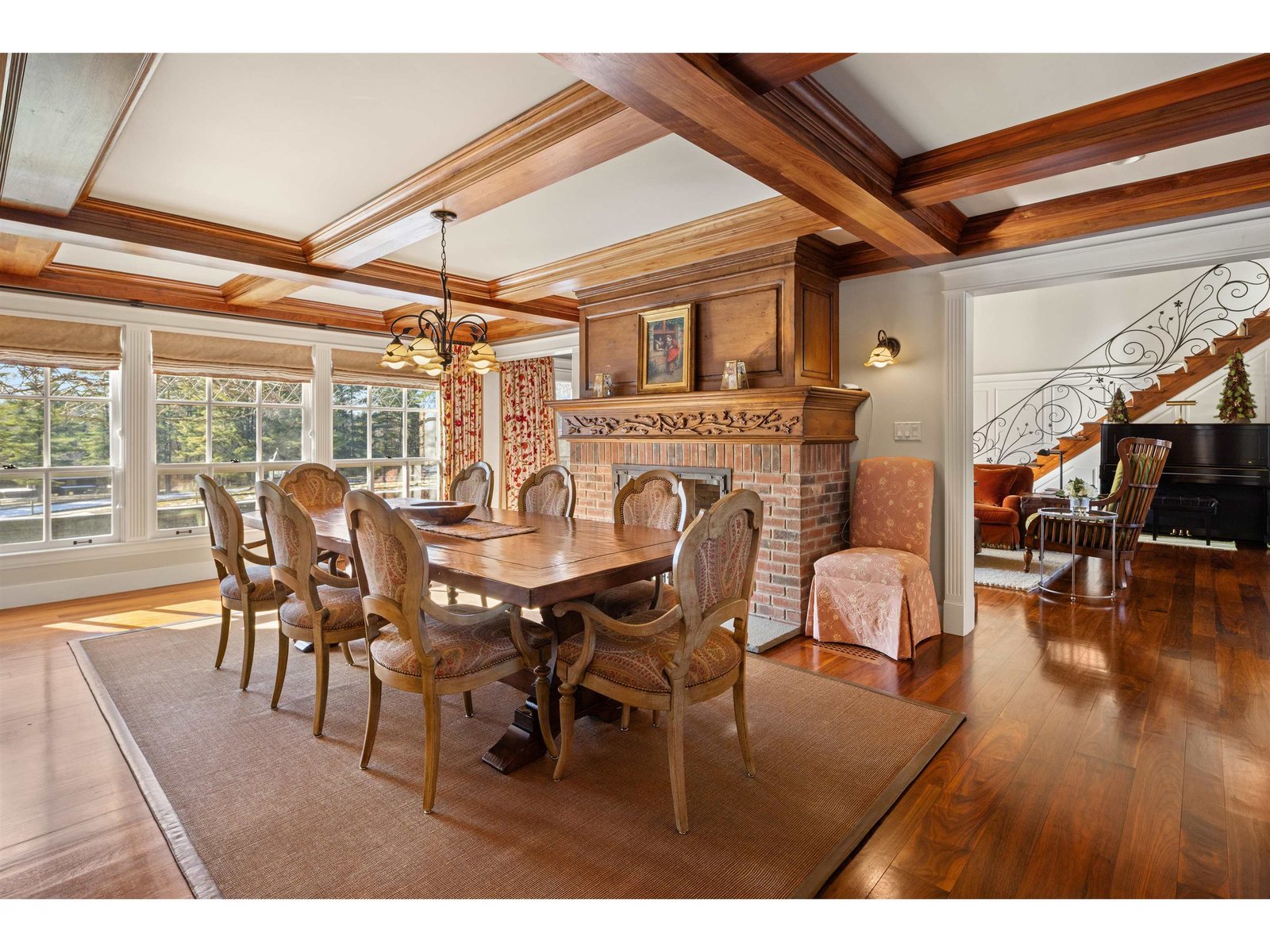 Dining Room with Fireplace