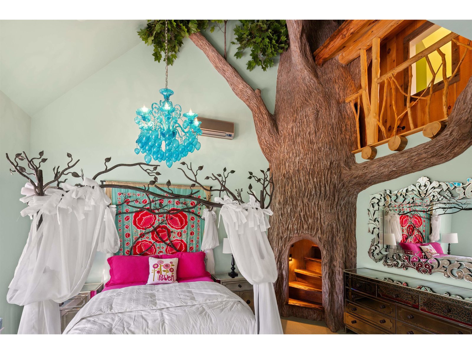 Guest Bedroom with Treehouse