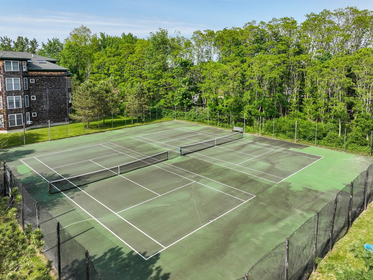Community tennis courts