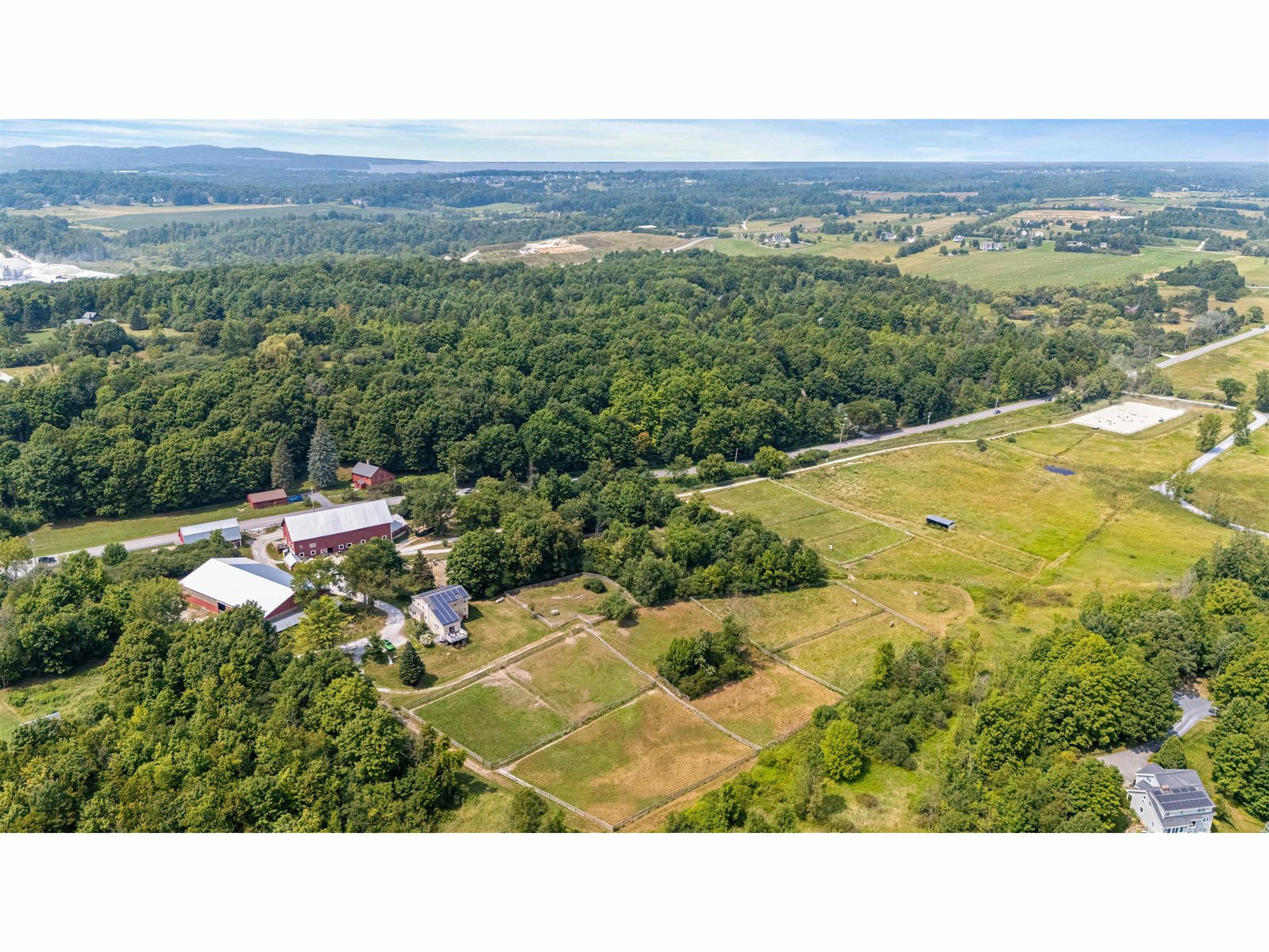 view of some of the board pastures behind the house