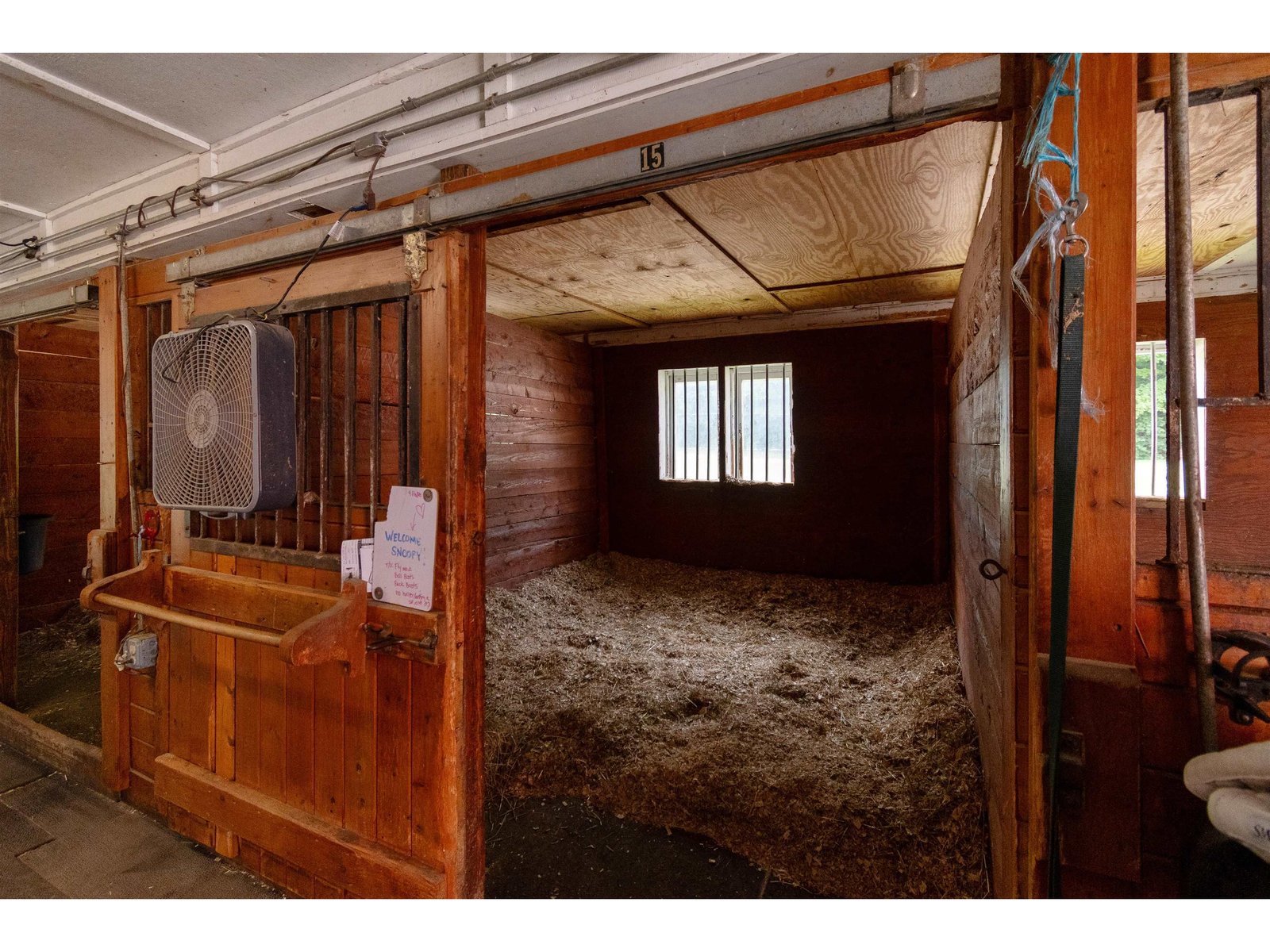 stall in upper barn