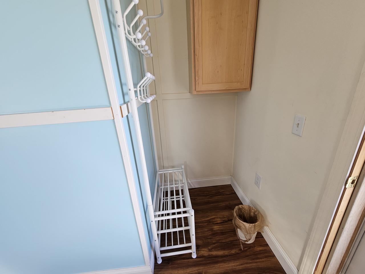 Storage at entrance