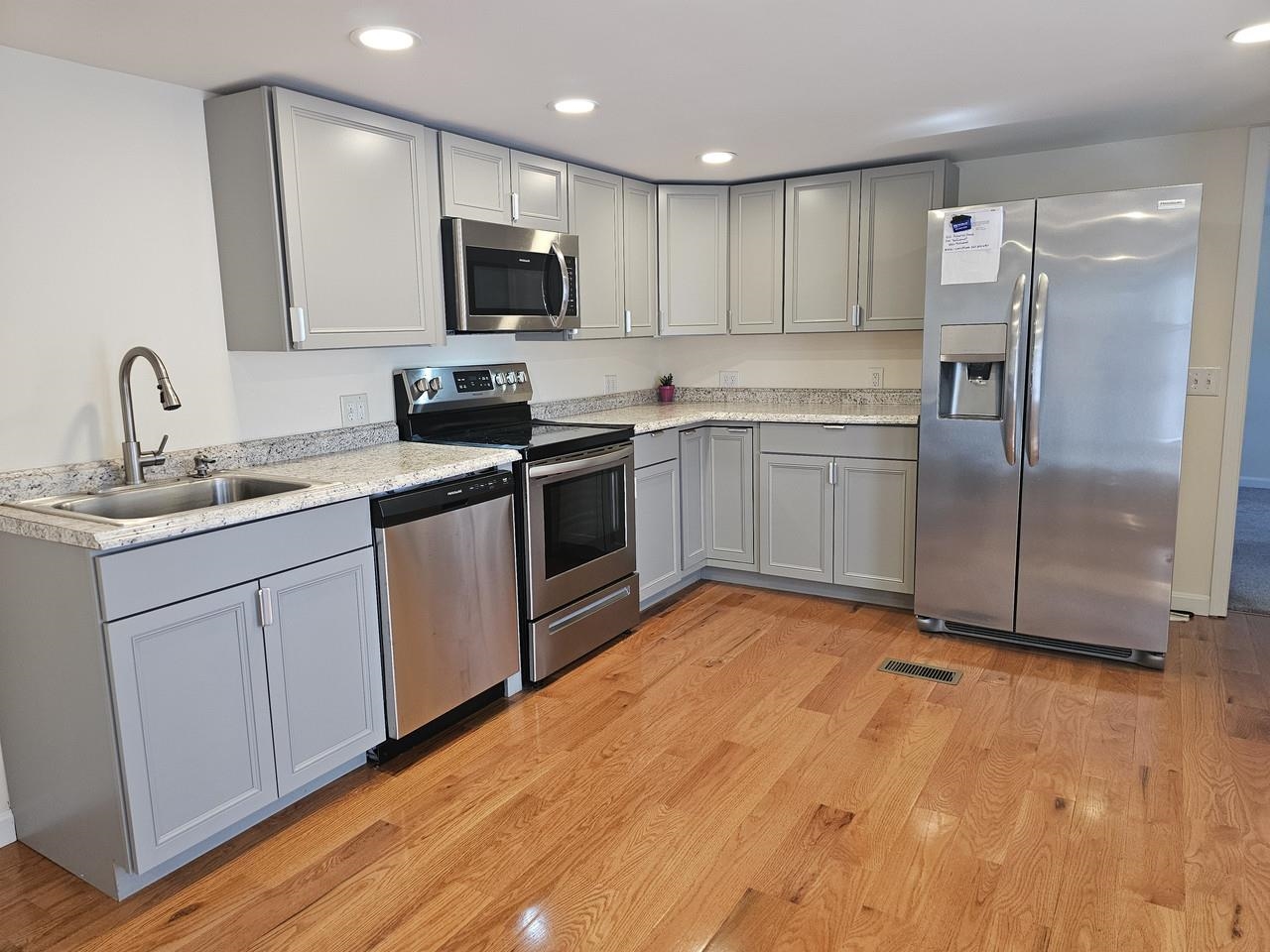 Check out remodeled kitchen