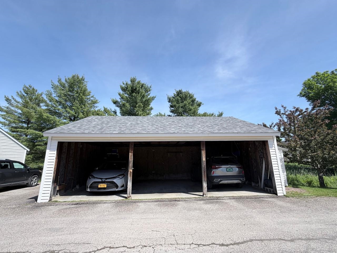 Secure covered parking