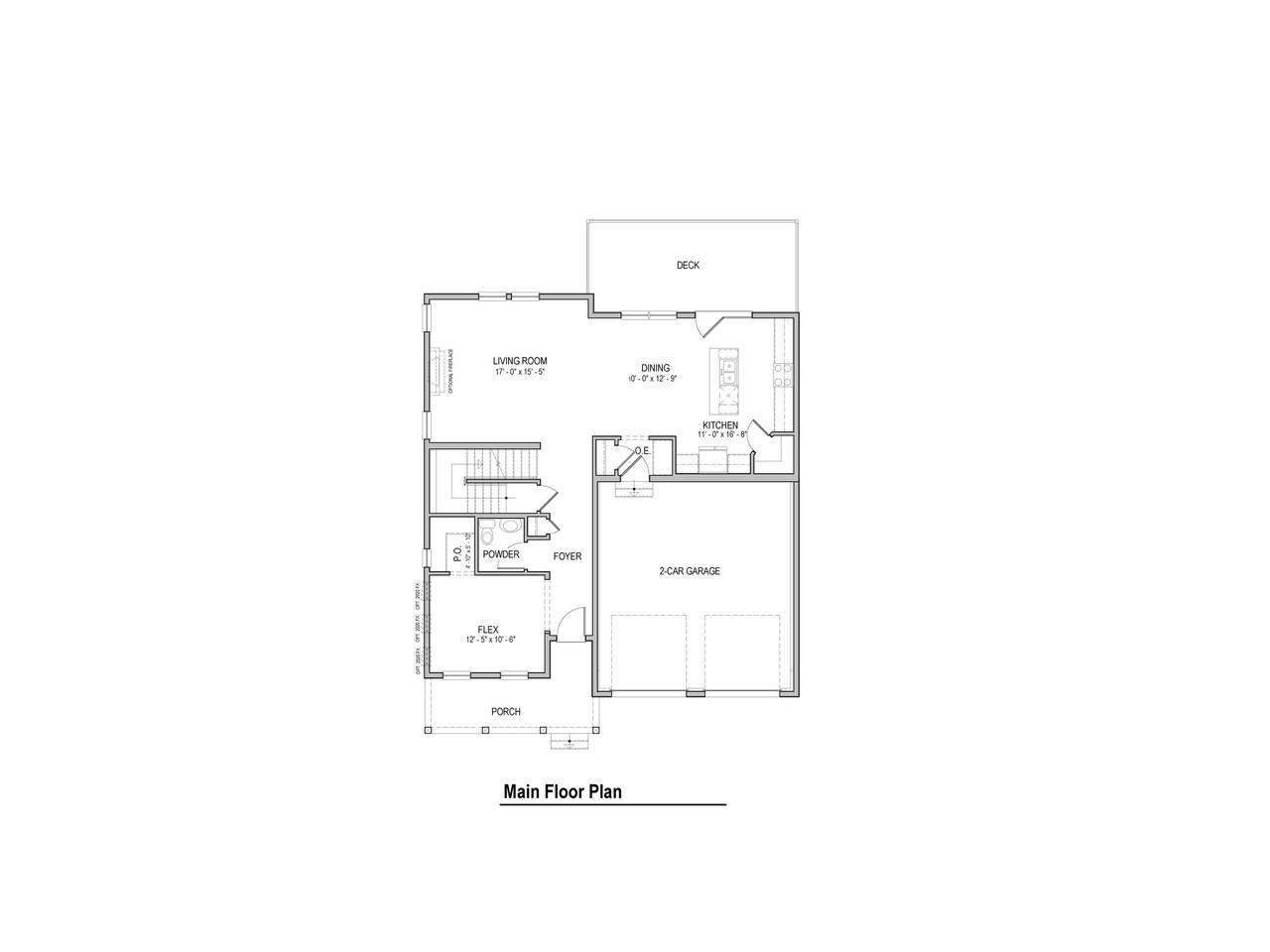 Floor Plan - Main Level