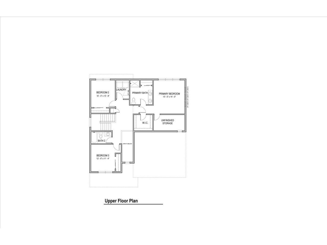 Floor Plan - Second Level