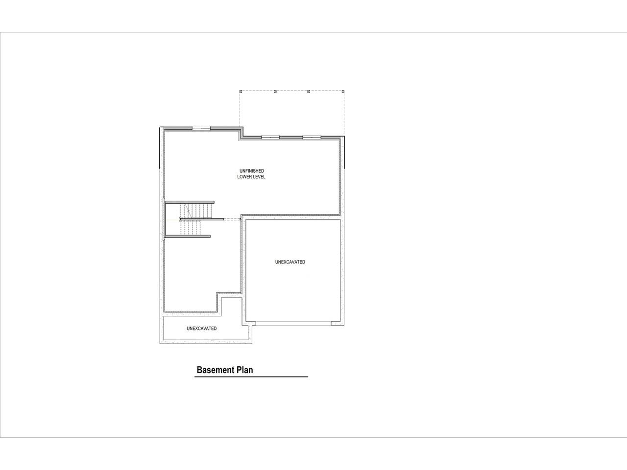 Floor Plan-Unfinished Basement