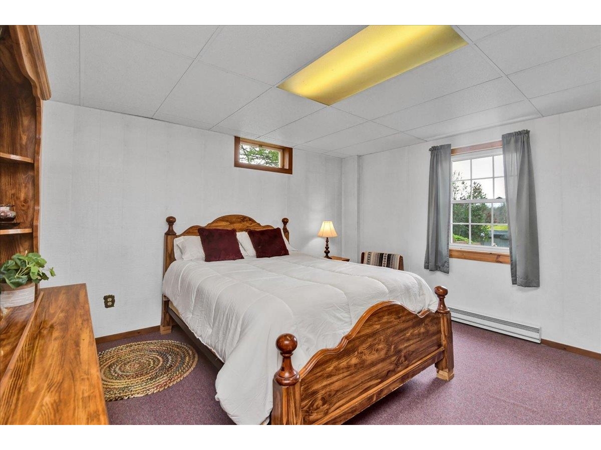 Partially Finished Basement: Bedroom 2
