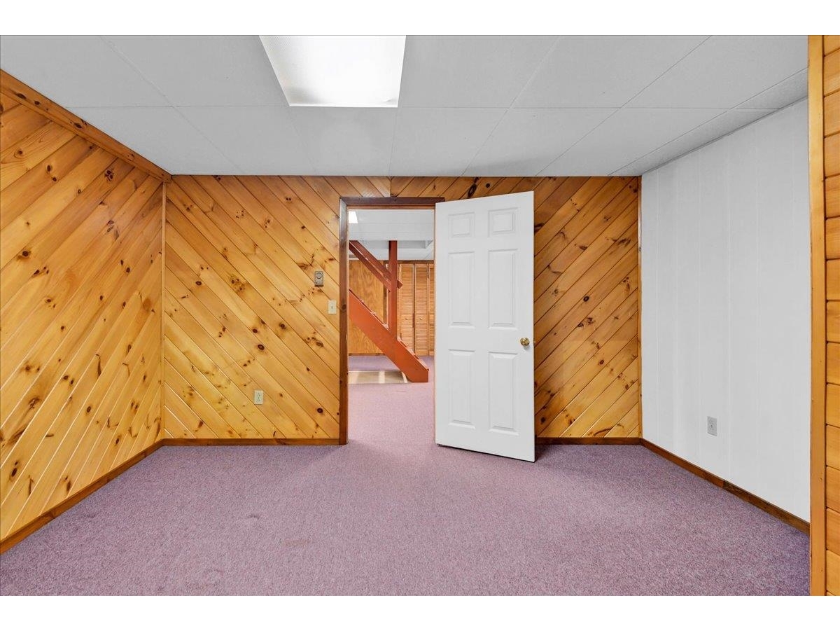 Partially Finished Basement: Bedroom 3