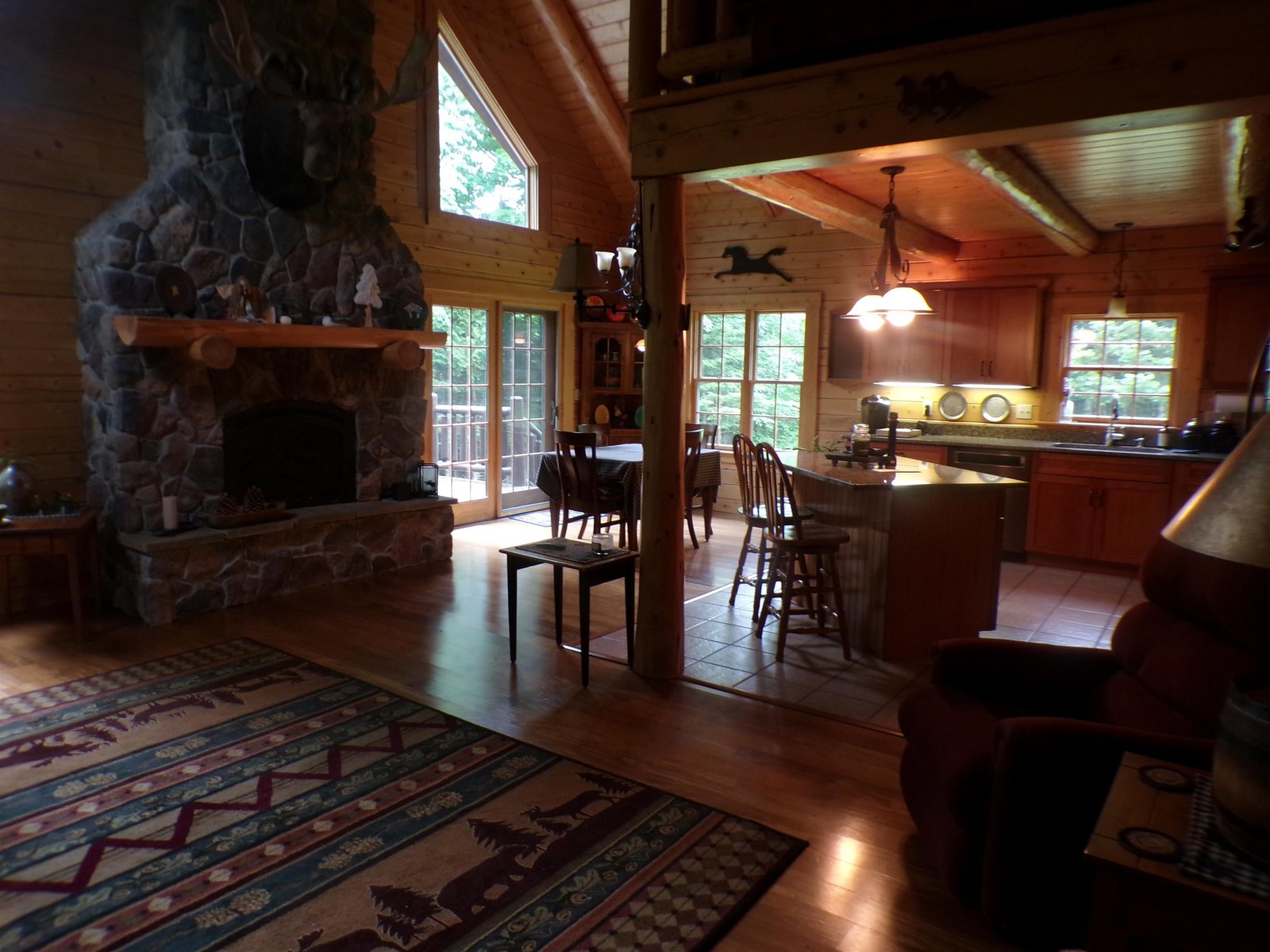 open kitchen. dinning and livingroom