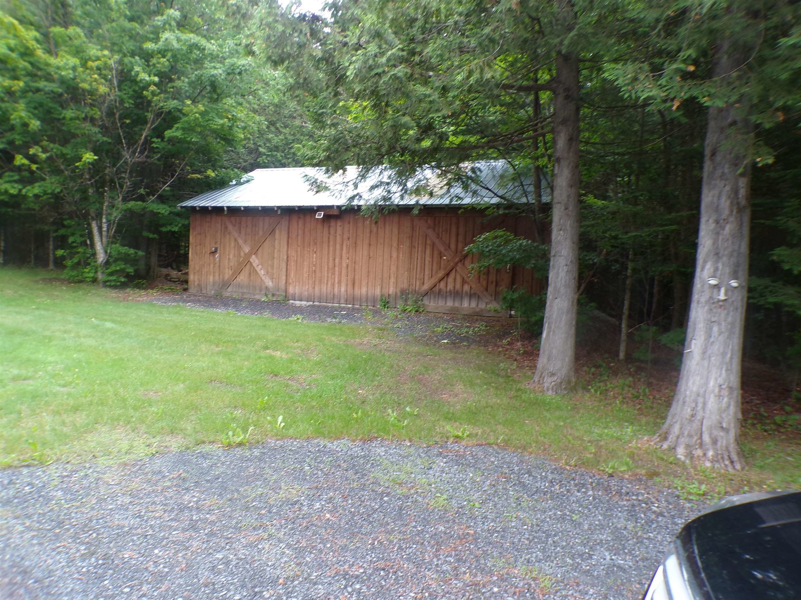 great storage barn with concrete floor