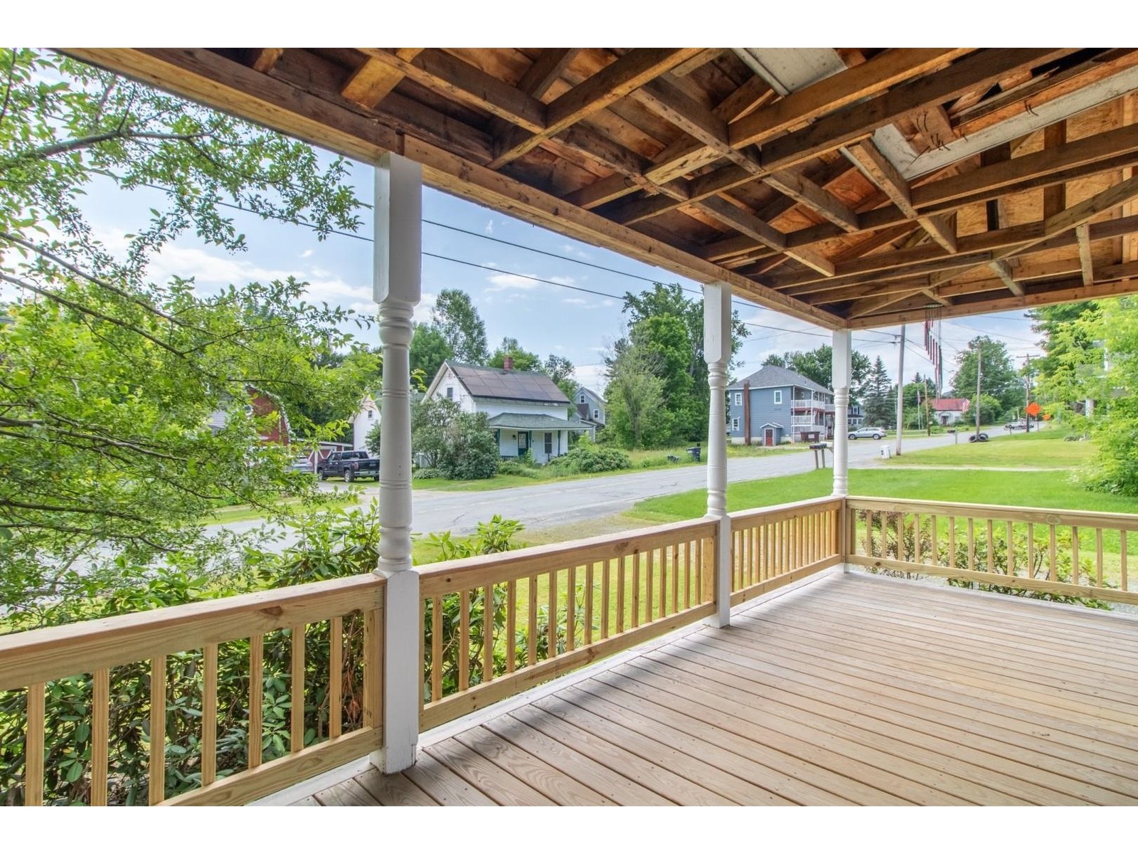 Covered front porch