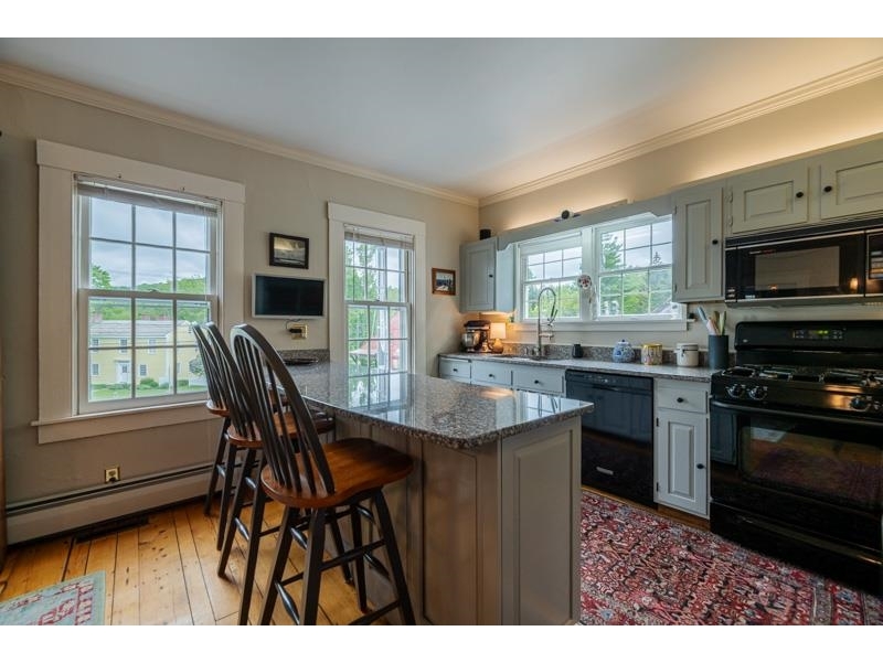 Open Kitchen with Granite countertops