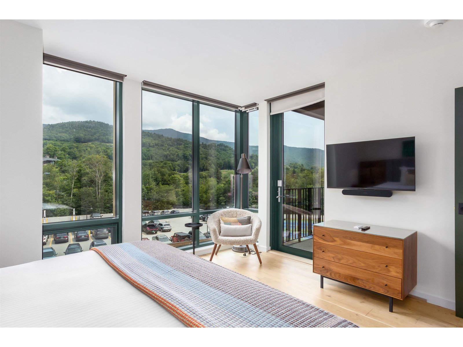 Primary Bedroom and View