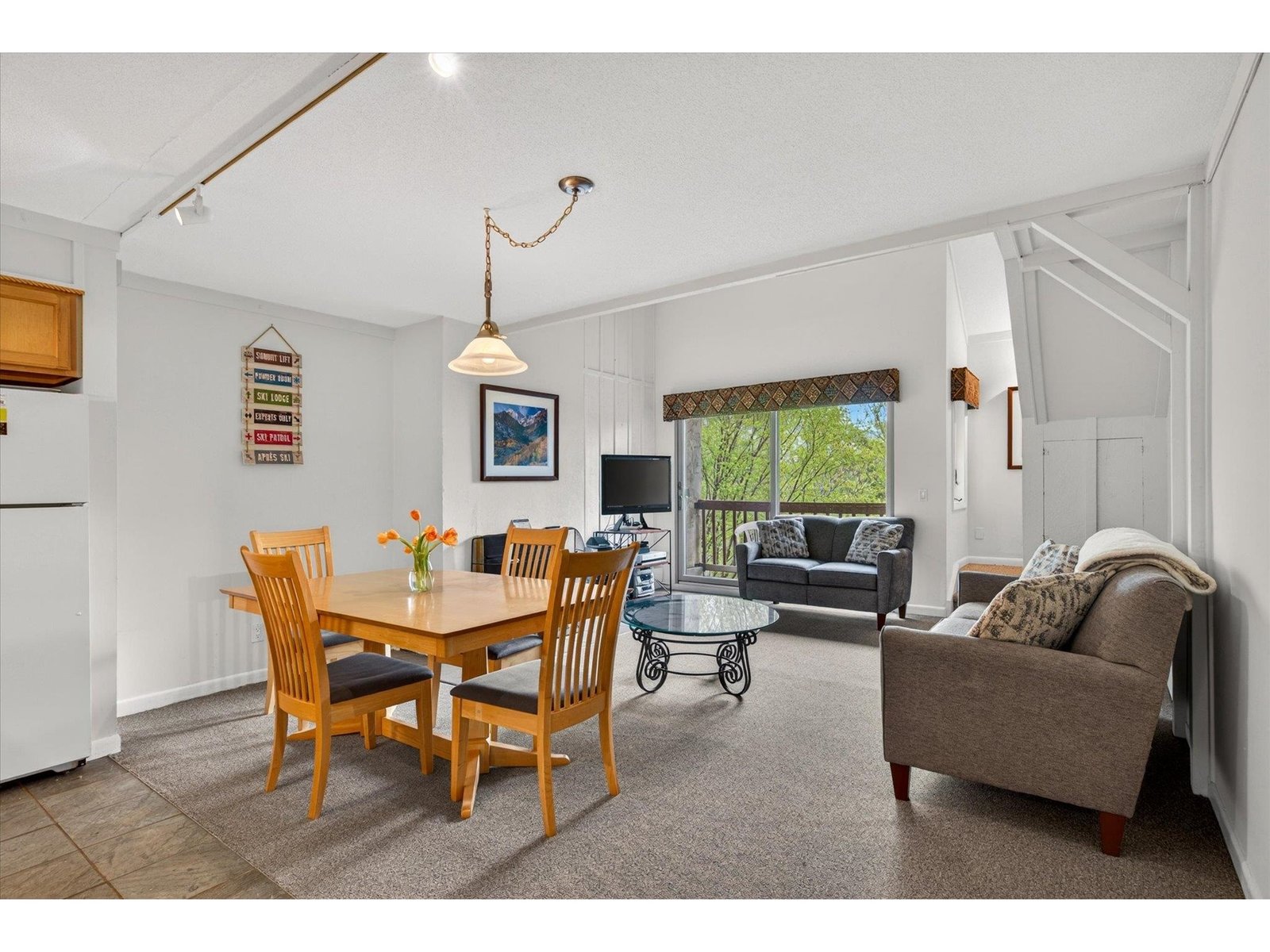 Open floor plan and living space
