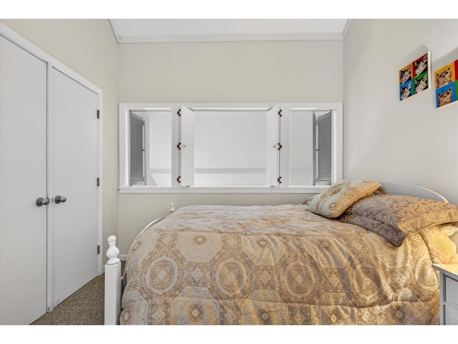 Shutters open to main level living area