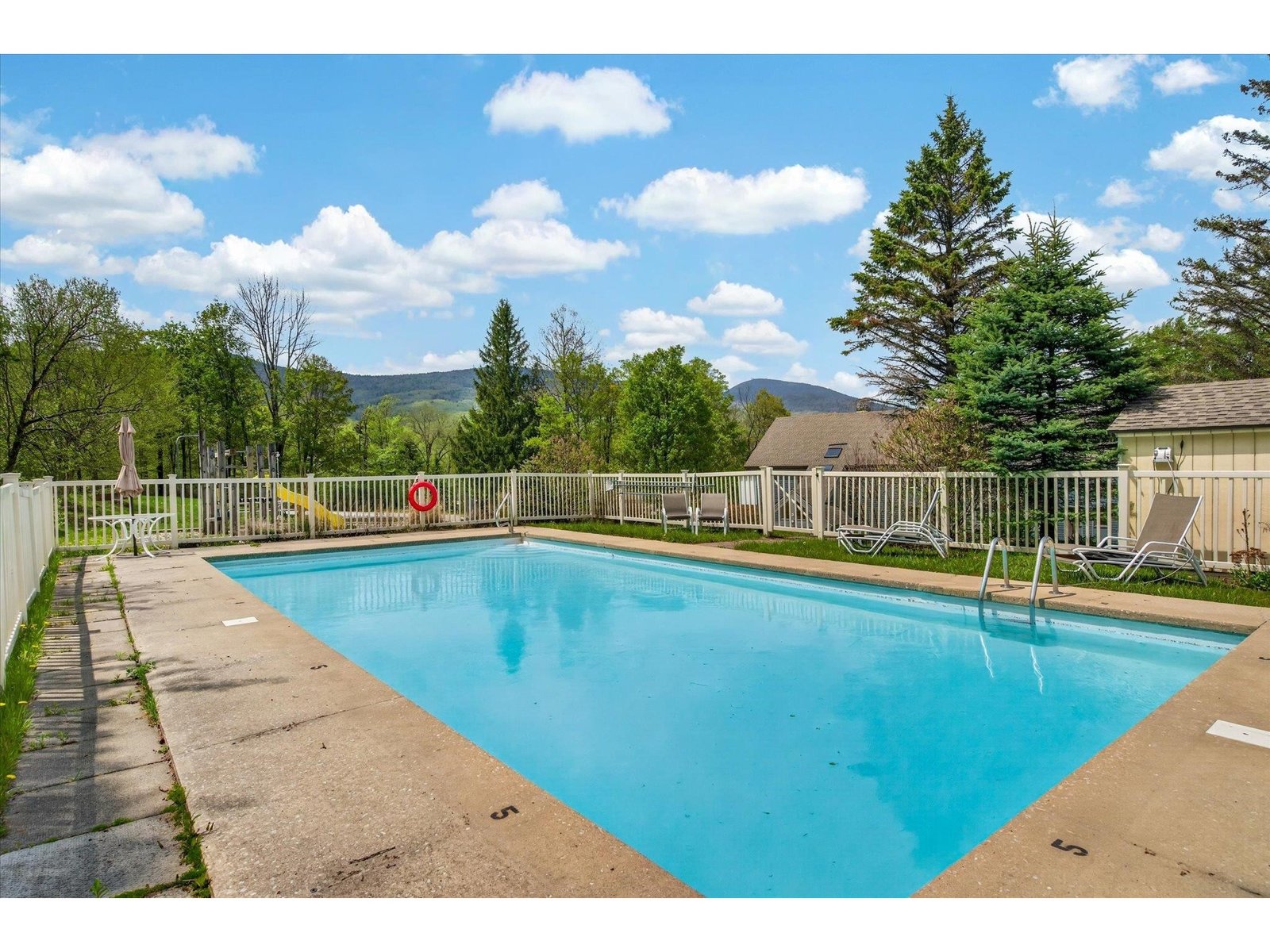 Outdoor pool for owners and guests