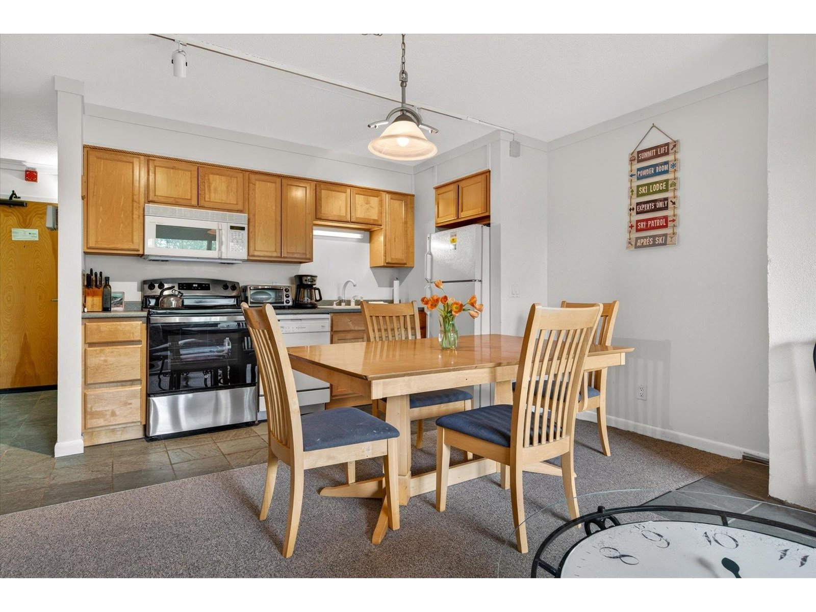 Dining table has room for 6