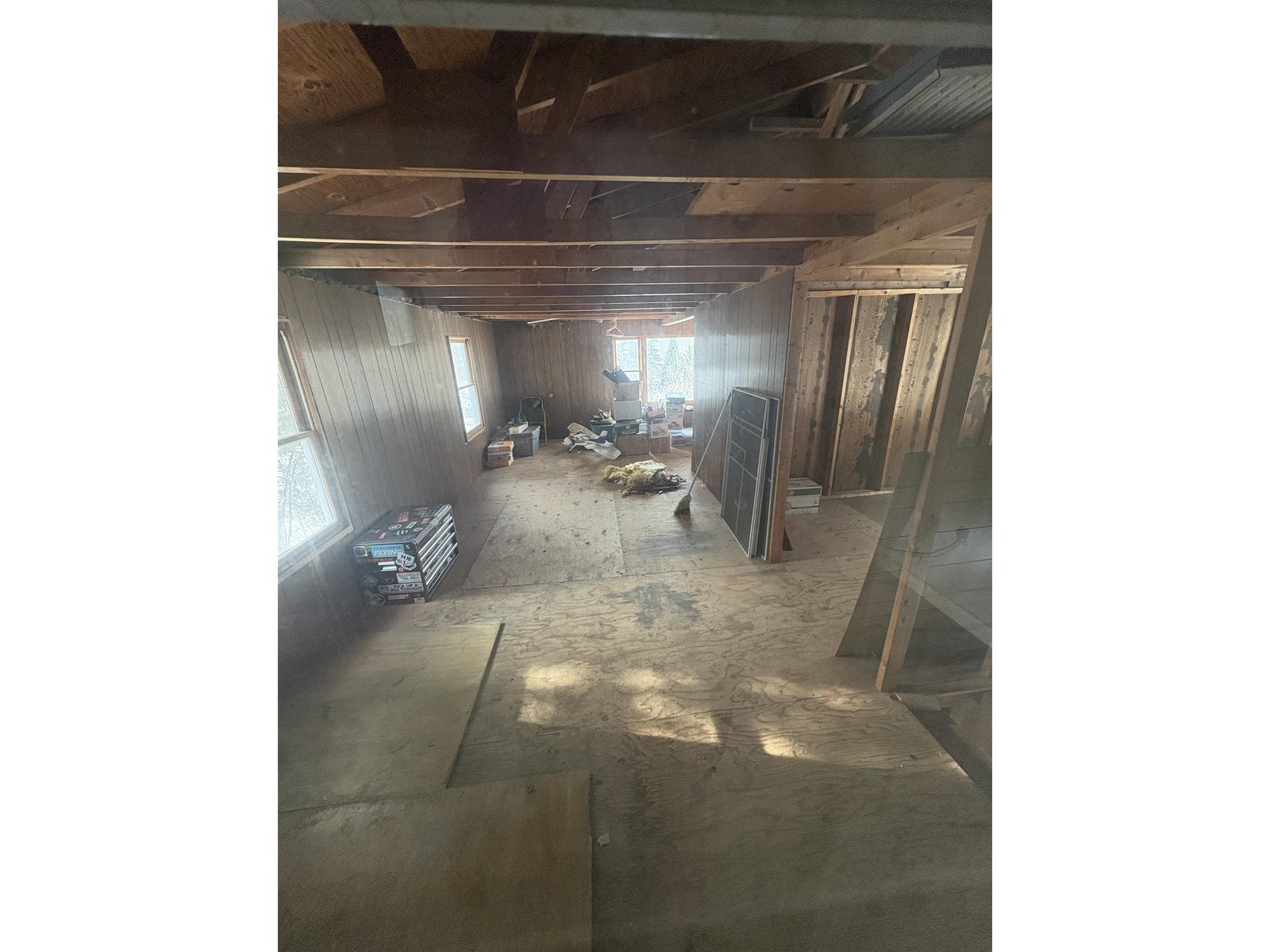 extra space above garage