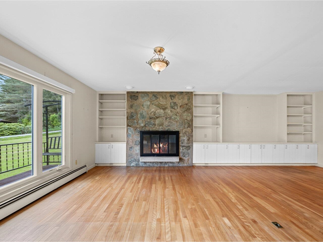 Fieldstone Fireplace