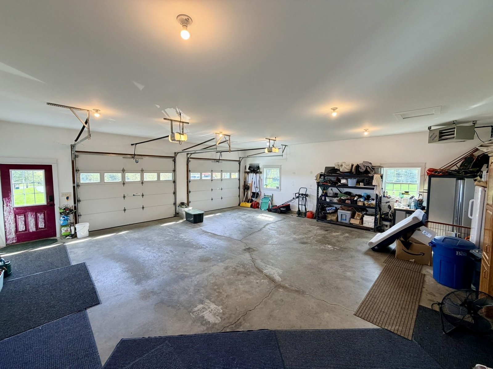 Attached 2 Bay Garage