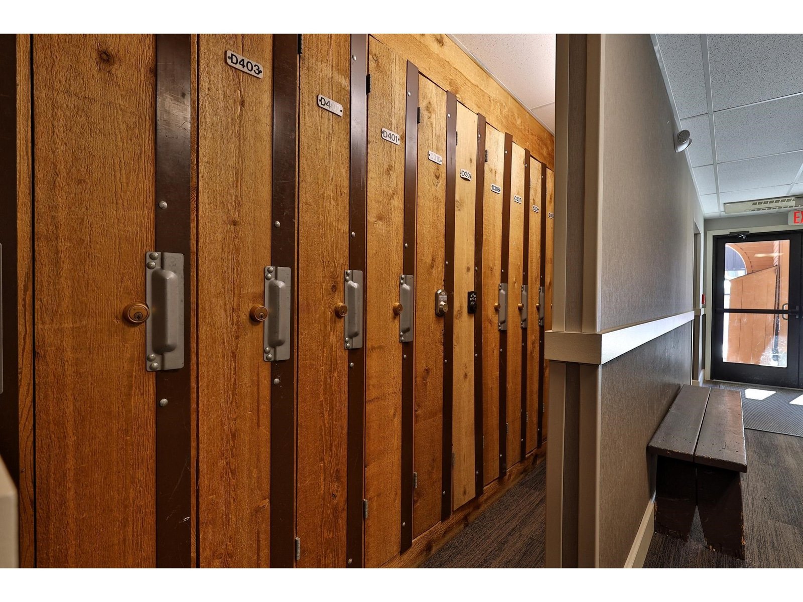 Ski Lockers On Walkout Level