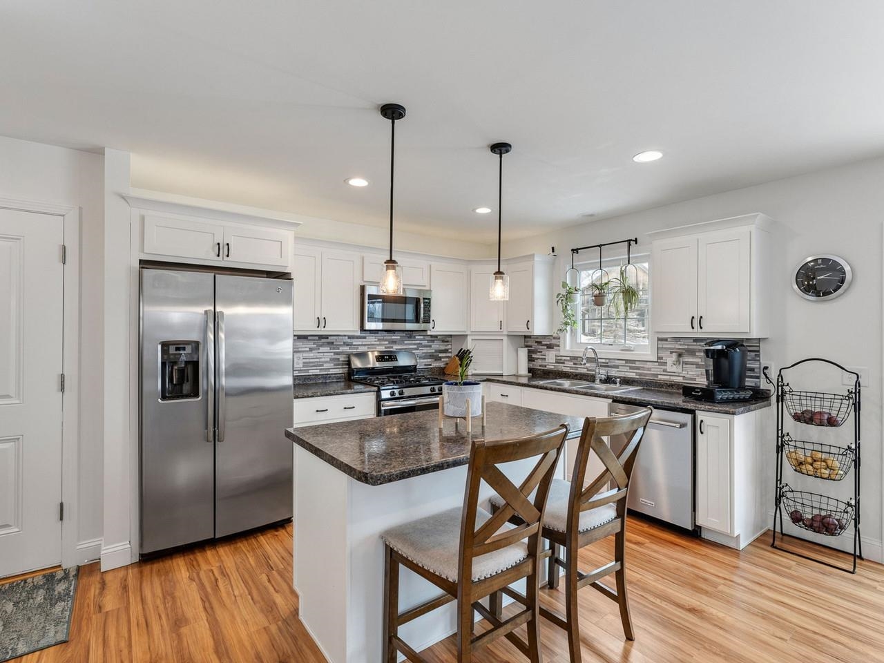 Open kitchen with island