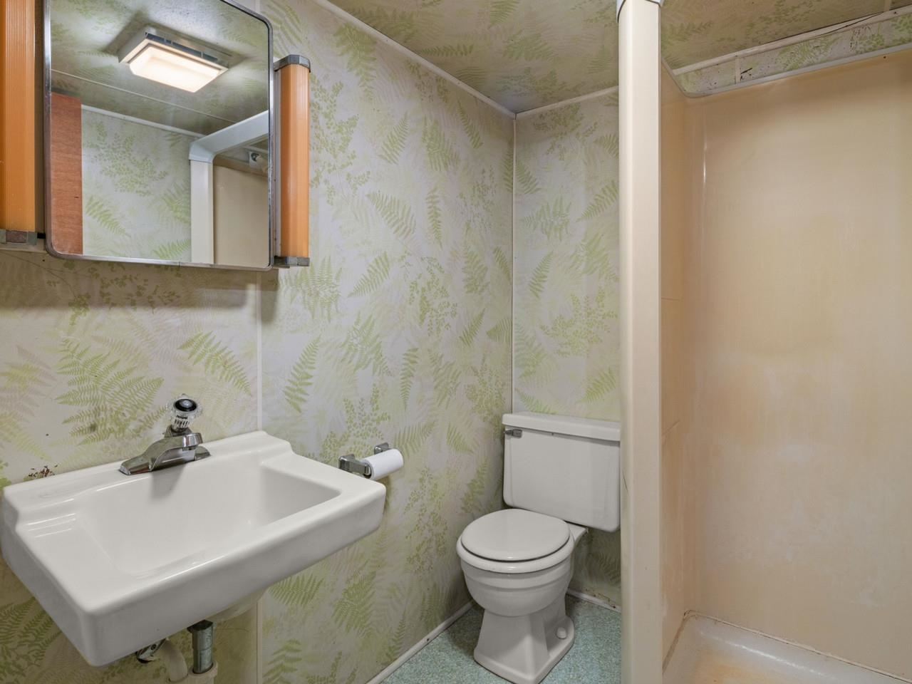 3/4 Bath in Basement