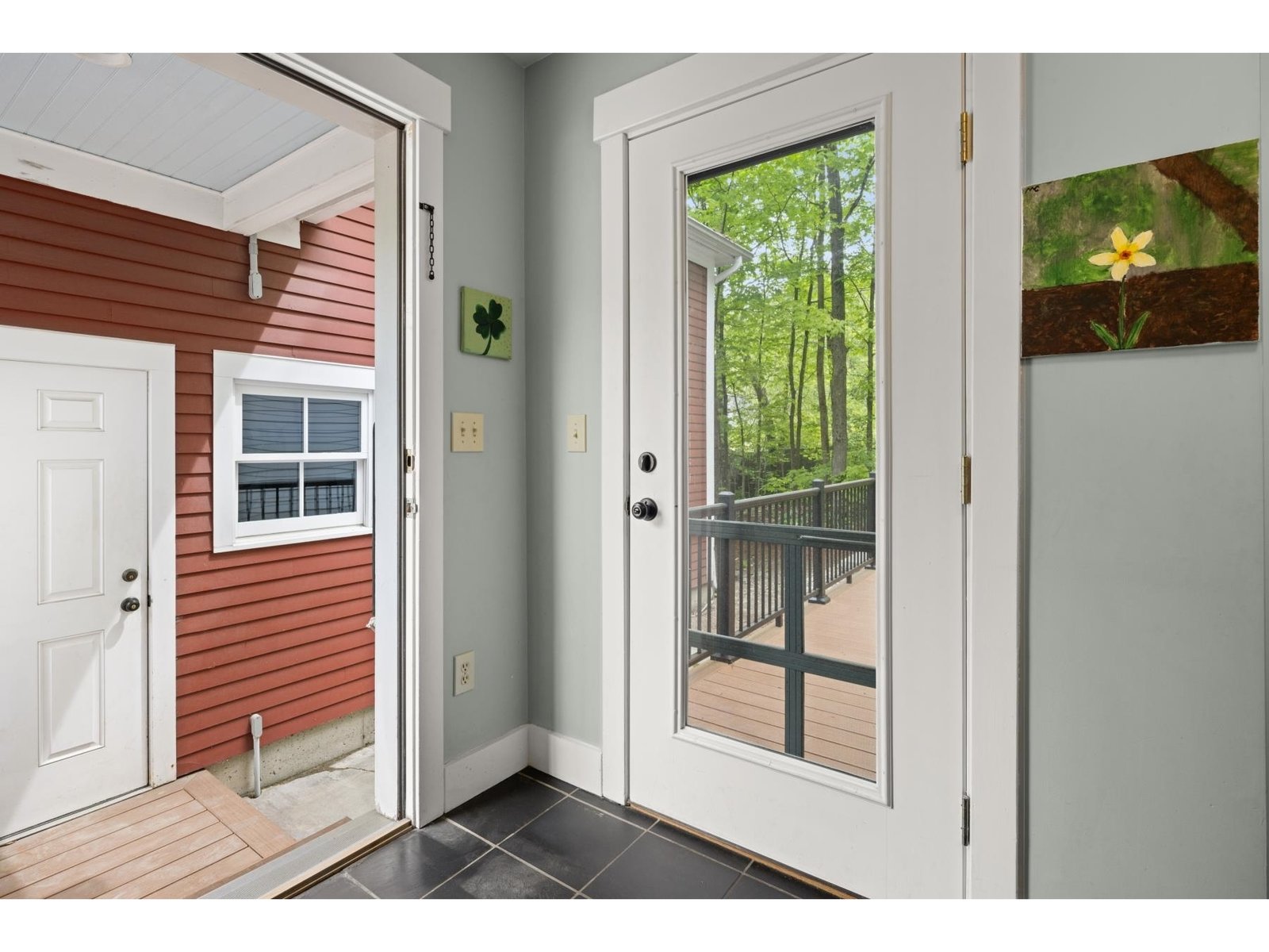 Mudroom area