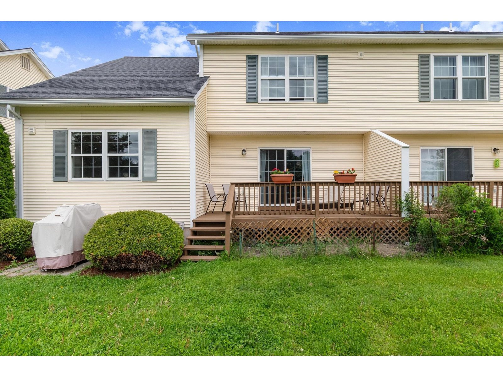 Back of the home