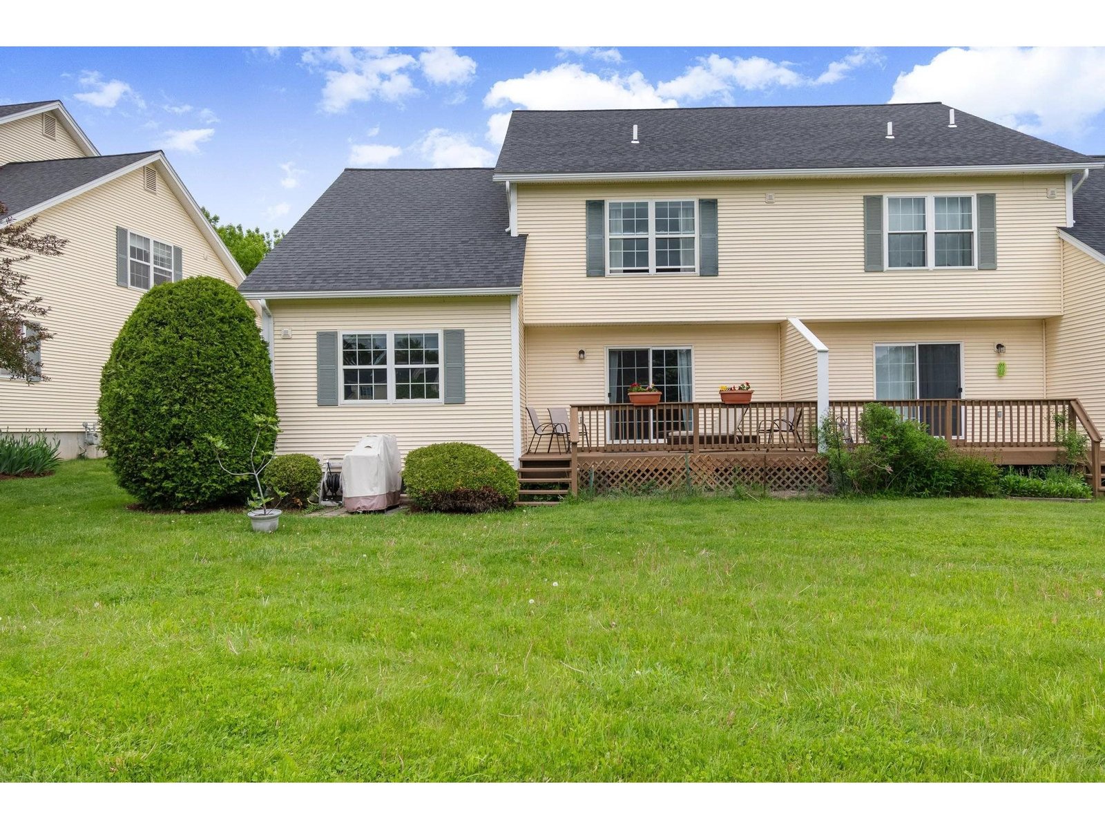 Back of the home