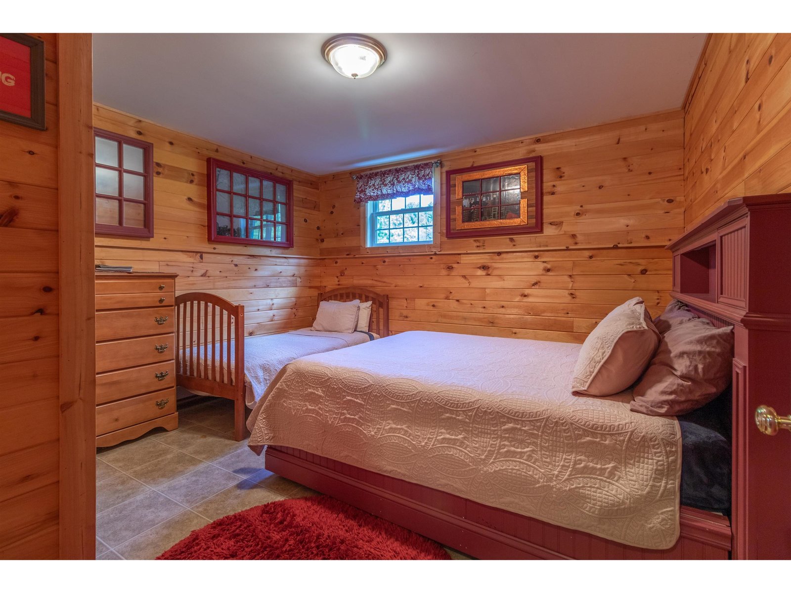 Lower level bedroom