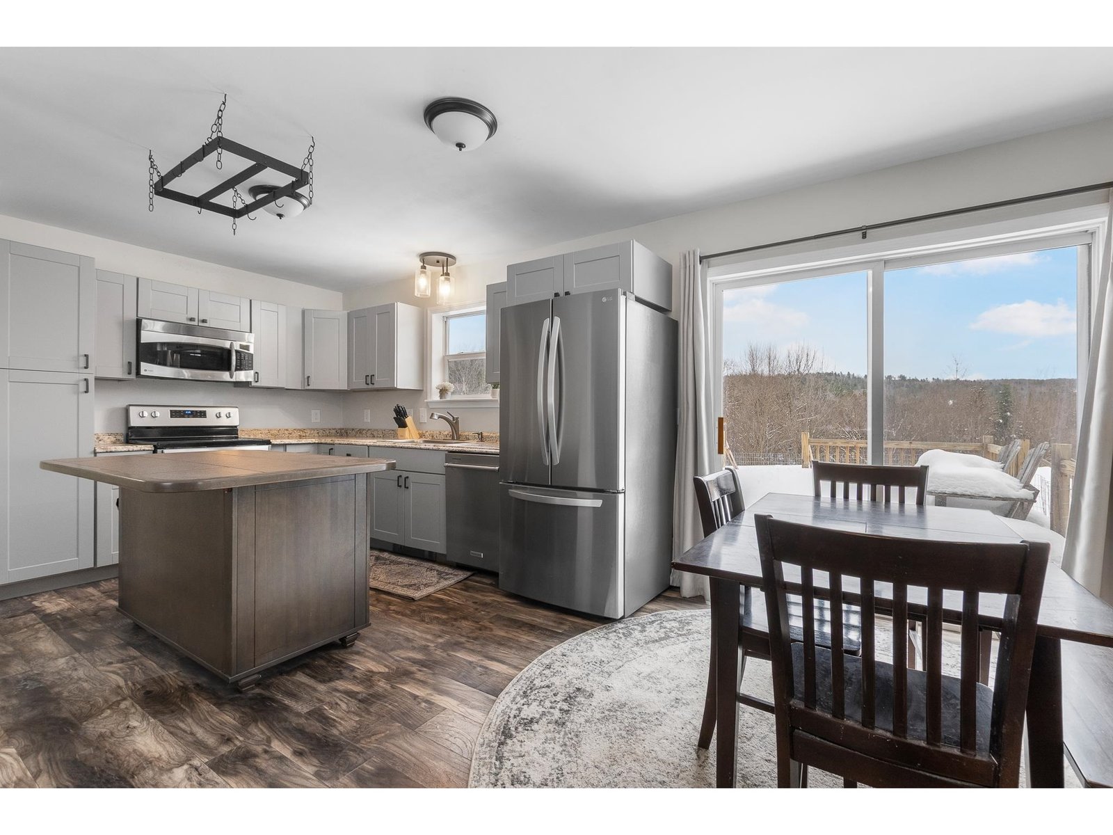 Kitchen with dining space