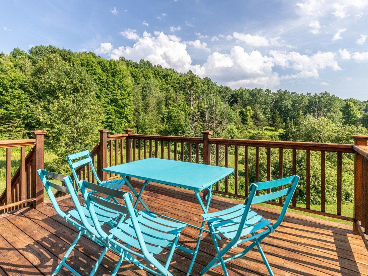 Deck with Pastoral Views