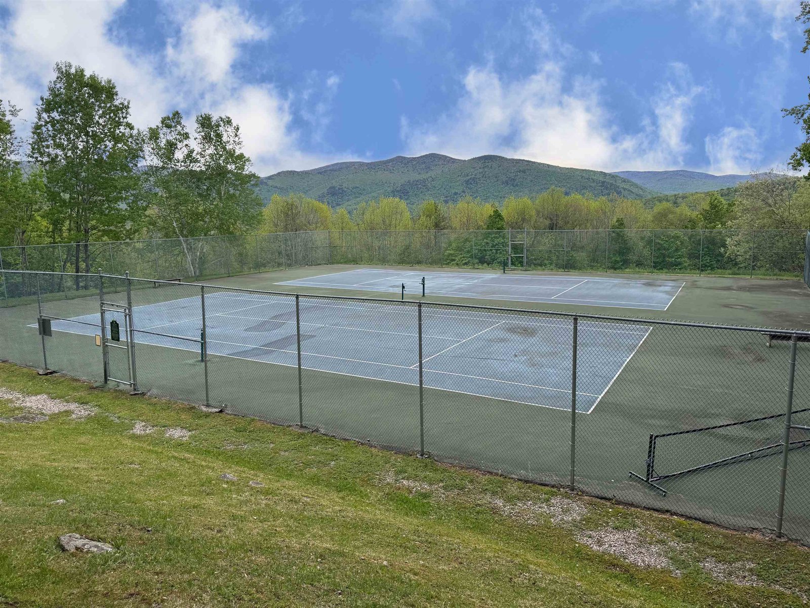 Neighborhood tennis courts