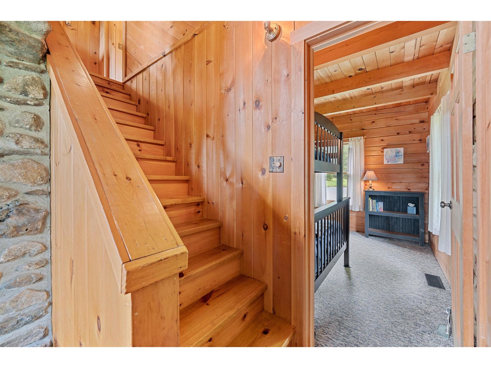 Stairs to upper level