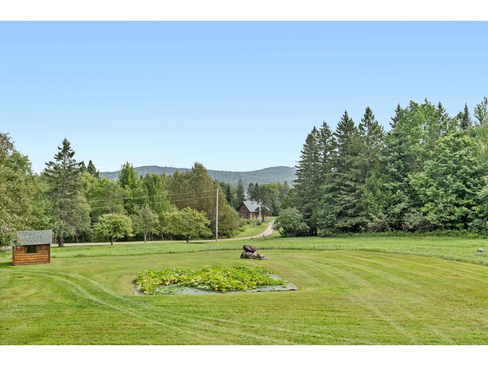 View from guest house to main house