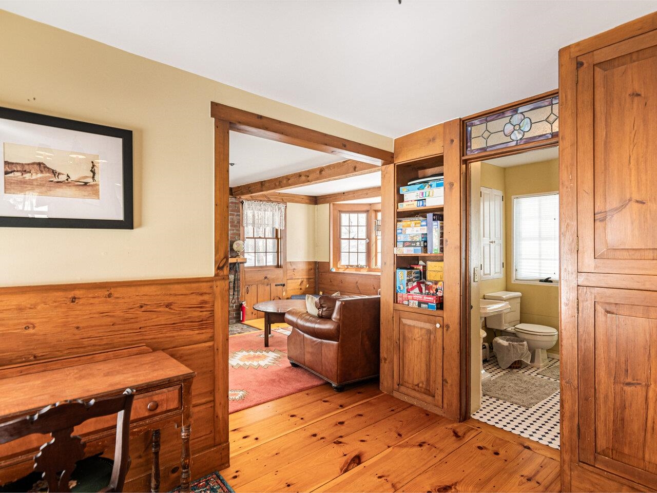 Gorgeous wood built-ins