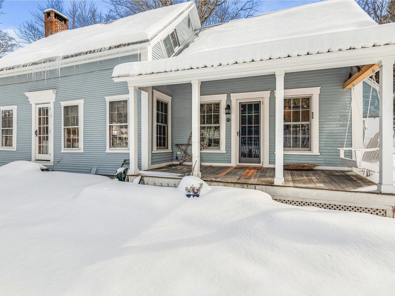 Wonderful front covered porch