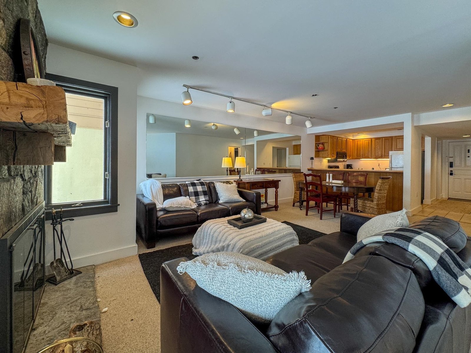 Wood Burniing Fireplace