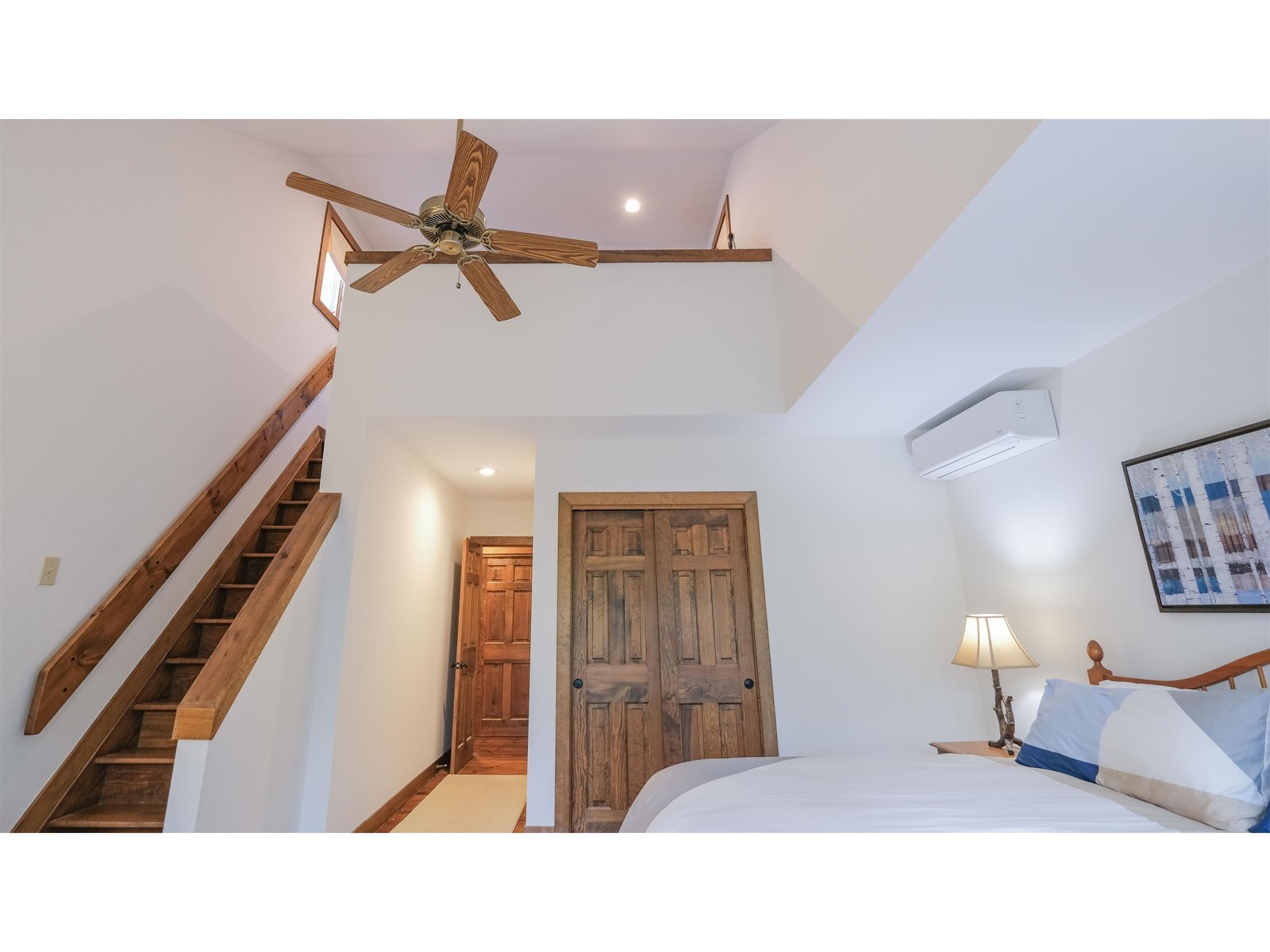 Loft in primary bedroom