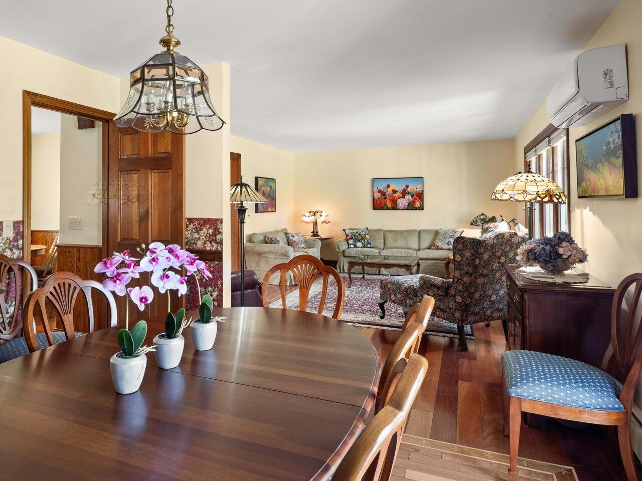 Dining Opens to Living Room