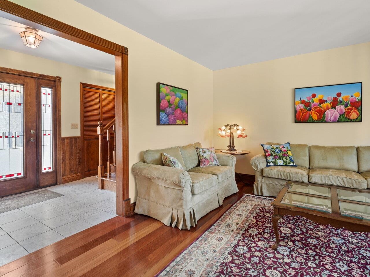 Cherry & Tile Floors