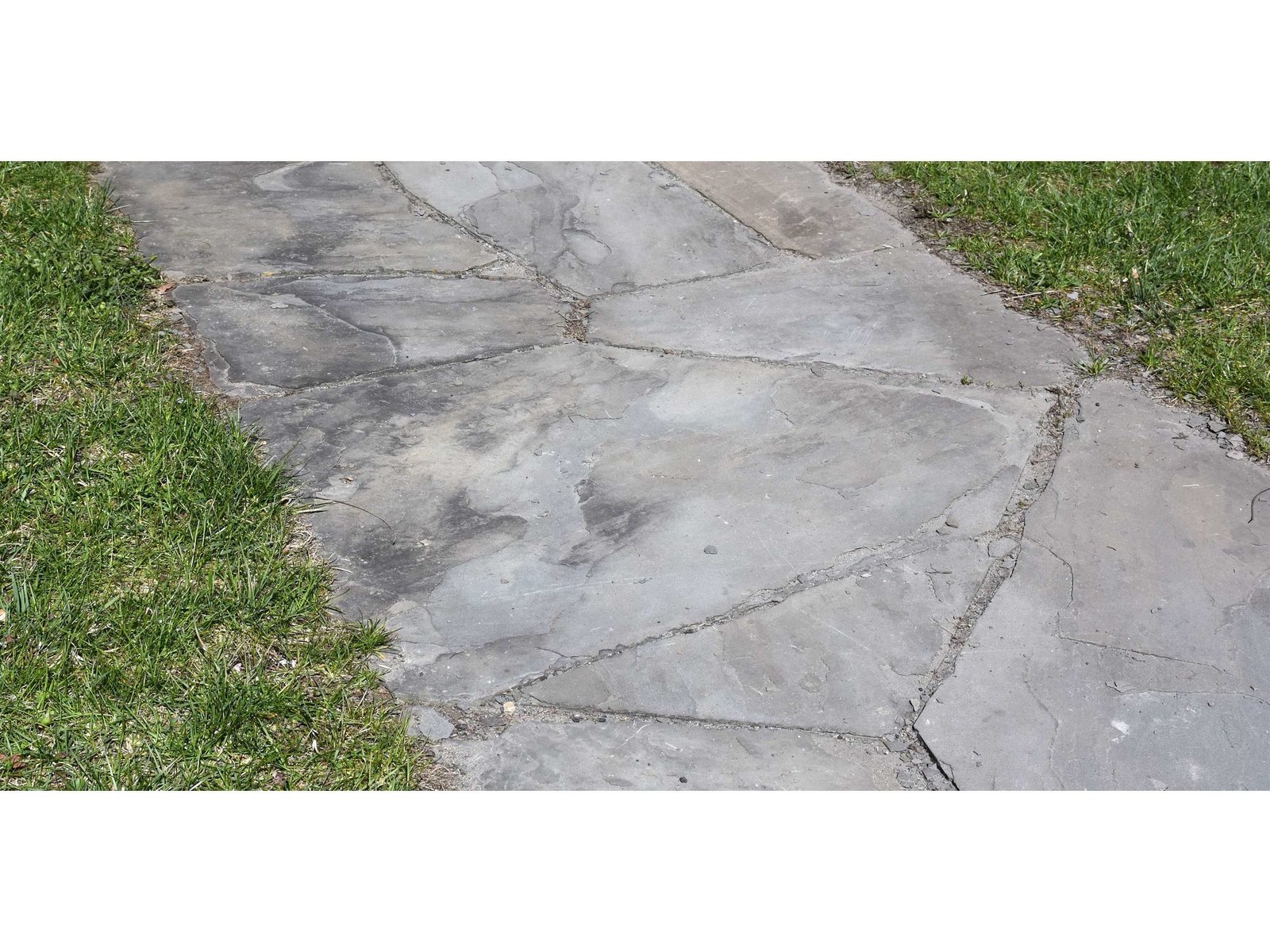 Slate walkway