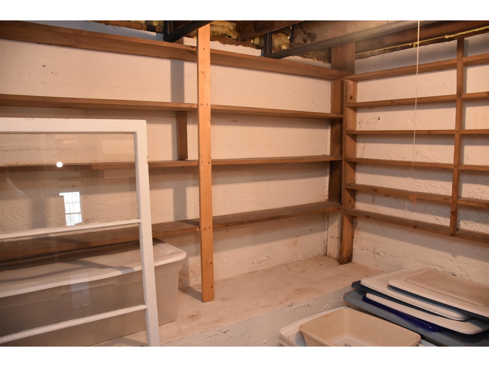 Storage room in lower level