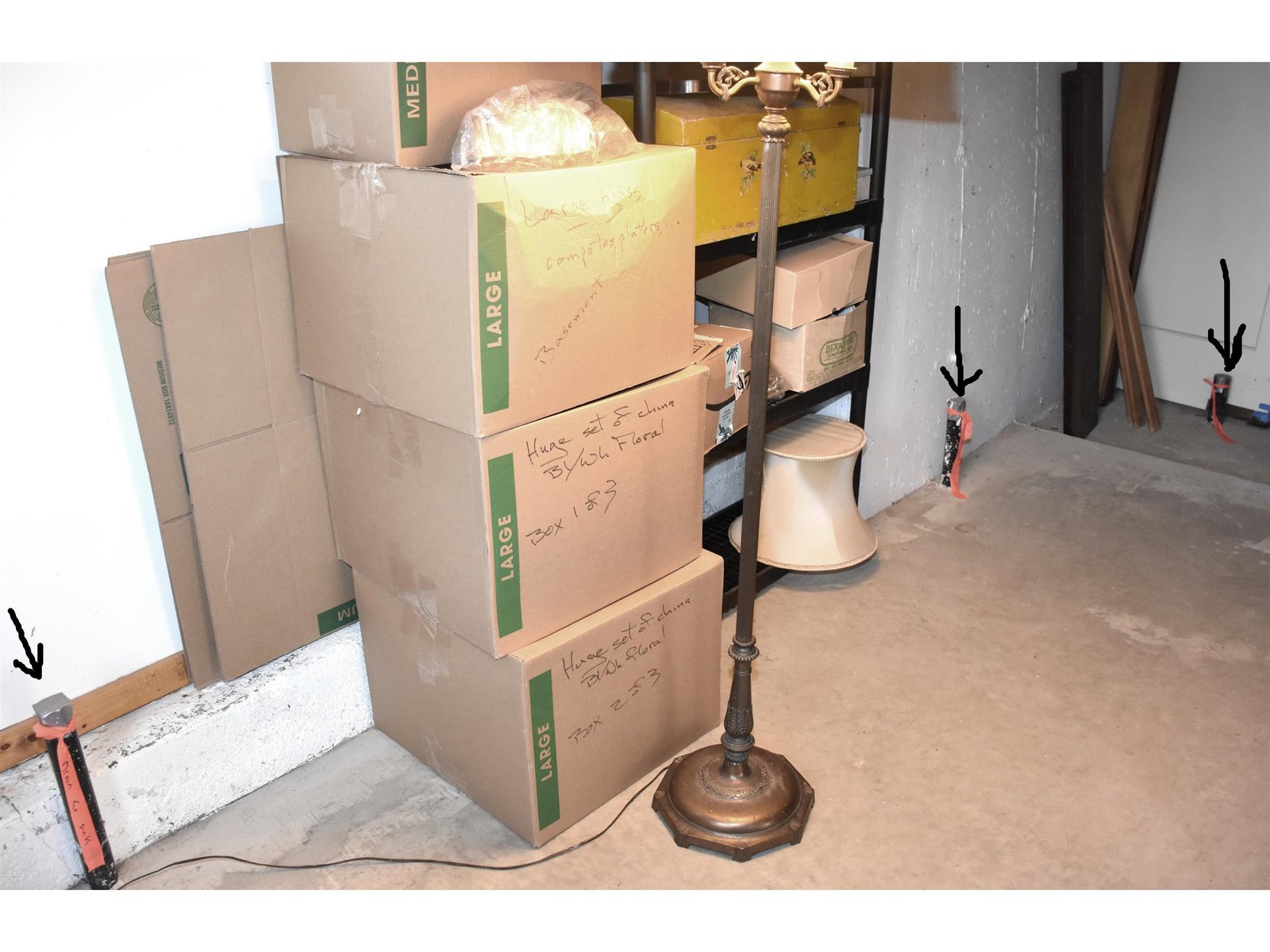 Rough plumbing added to facilitate bath & kitchenette hookups
