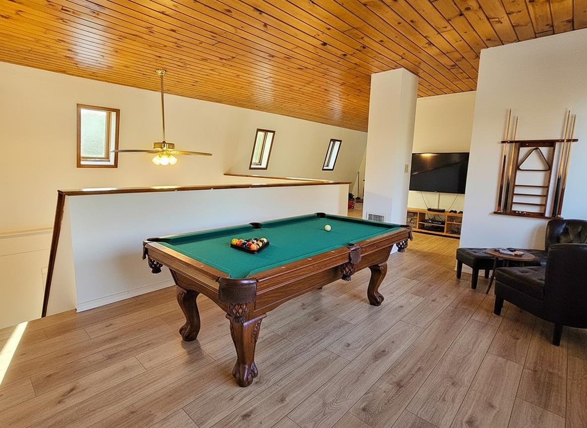 Virtually Staged Game Room/Loft