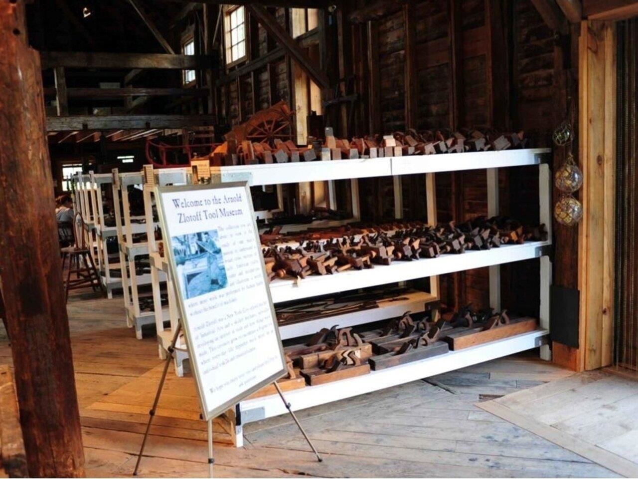On-site antique tool museum