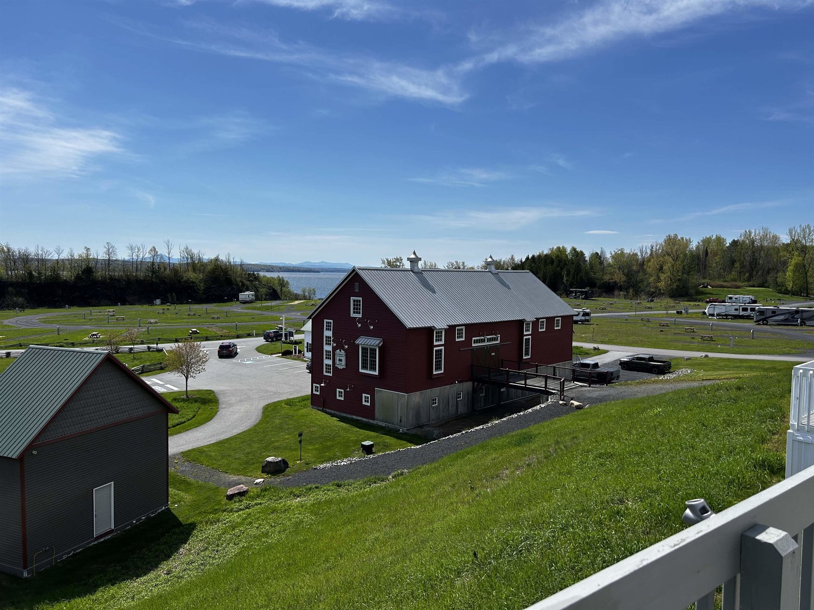 Overlooking the Resort's Amenities